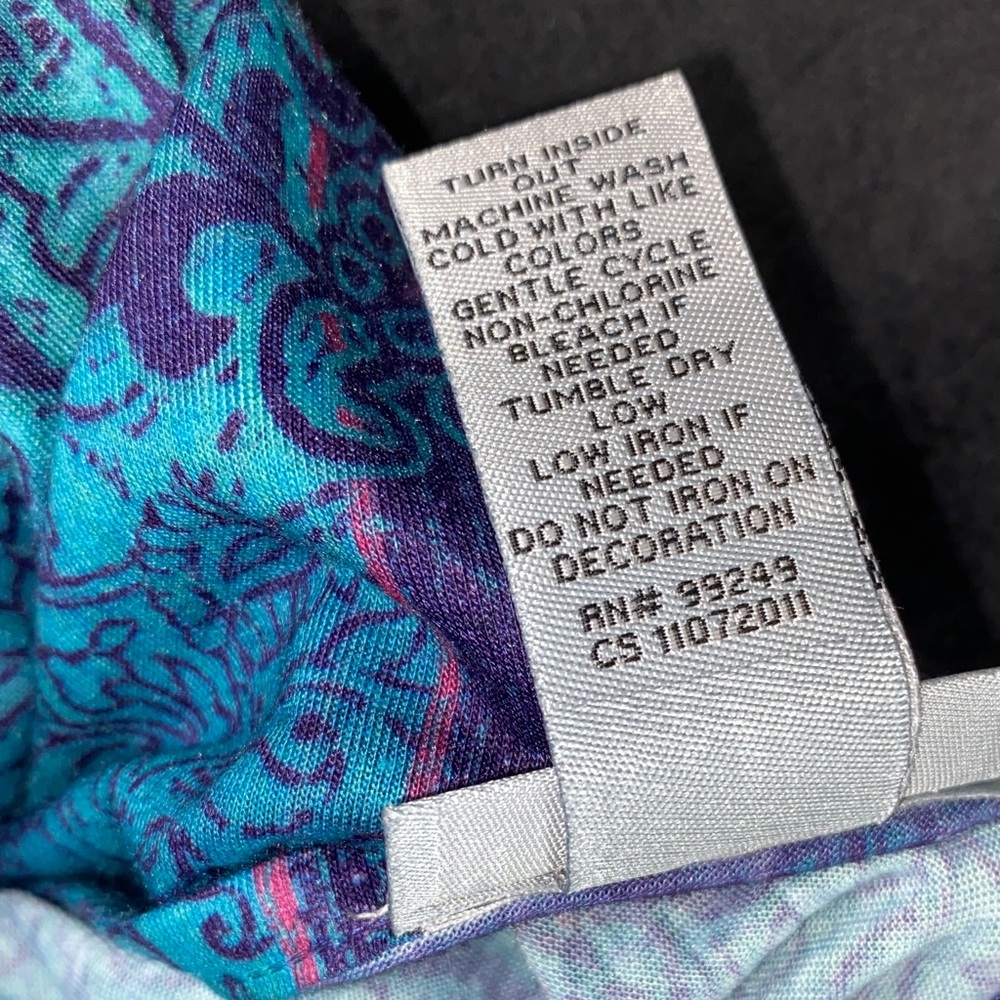 Catherine’s Blue Purple Embellished Women's Petite Tunic Style Top 1XWP - Picture 8 of 9